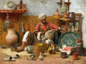 طنجه،-کارگاه-سفال-سازی---ژان-دیسکارت