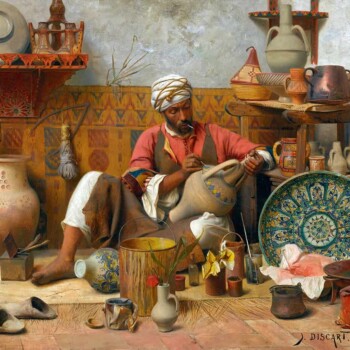 طنجه،-کارگاه-سفال-سازی---ژان-دیسکارت