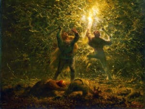 شکار پرنده ها در شب – ژان فرانسوا میله