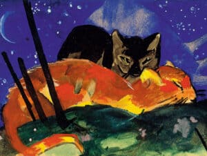 دو-گربه---فرانتس-مارک