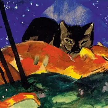 دو-گربه---فرانتس-مارک