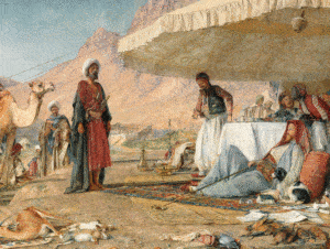 اردوگاه-فرانک-در-کوه-سینا---جان-فردریک-لوئیز