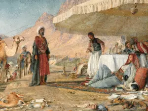 اردوگاه-فرانک-در-کوه-سینا---جان-فردریک-لوئیز