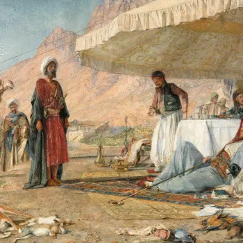 اردوگاه-فرانک-در-کوه-سینا---جان-فردریک-لوئیز