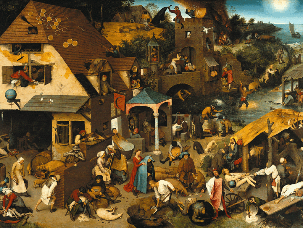 ضرب-المثلهای-هلندی---پیتر-بروگل