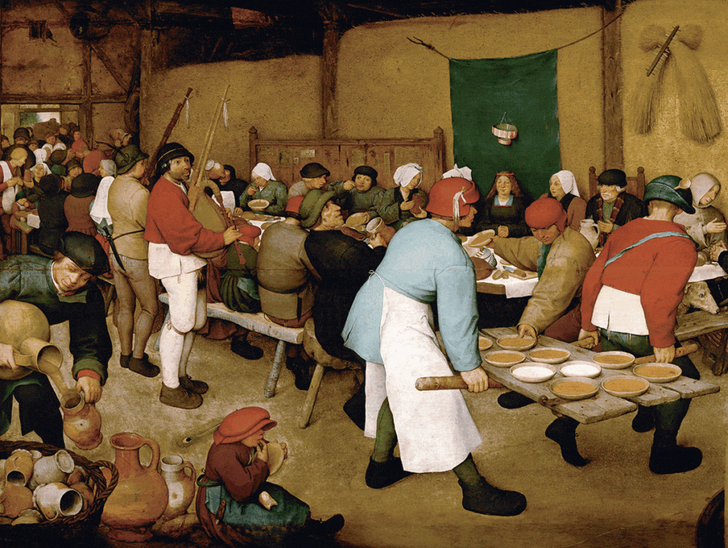 عروسی-روستاییان---پیتر-بروگل