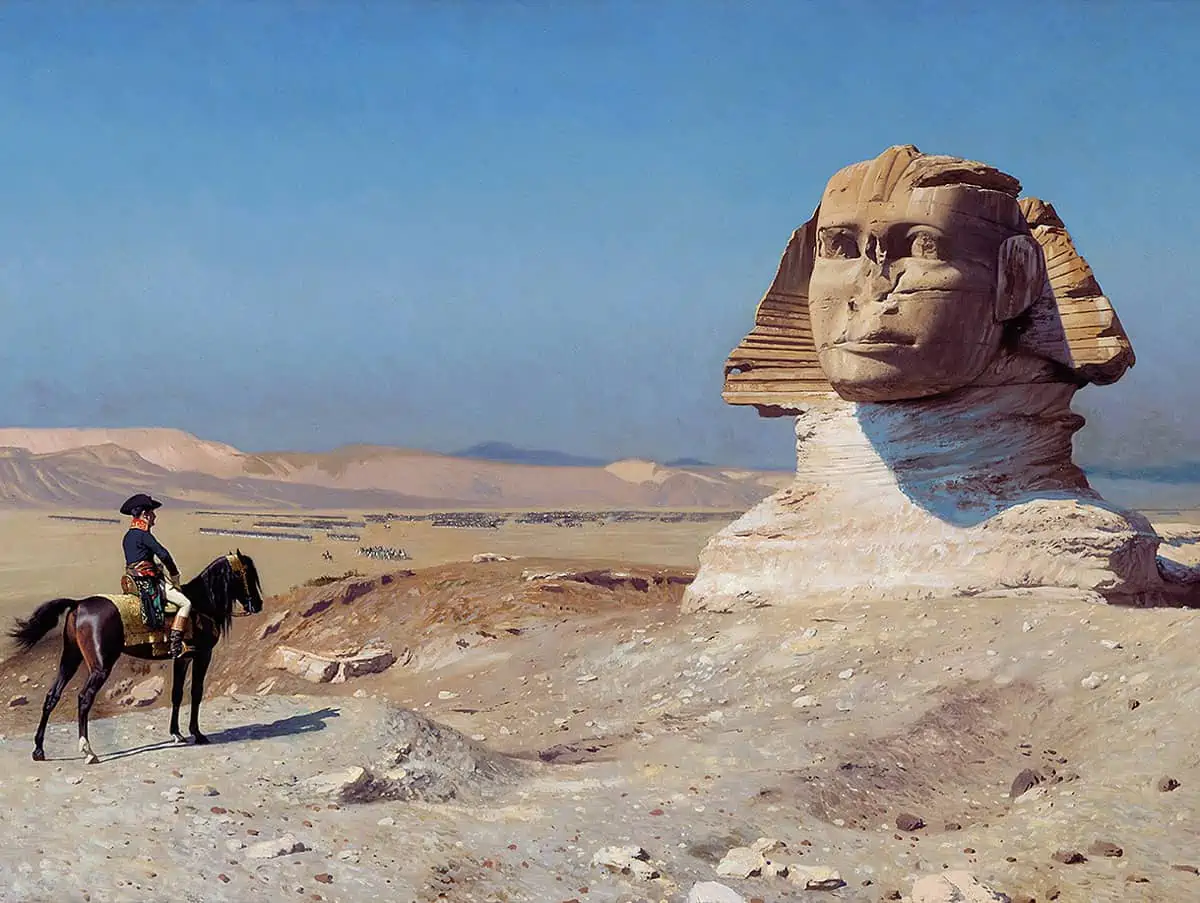 ناپلئون مقابل ابوالهول - ژان لئون ژروم | چاپبو ناپلئون-مقابل-ابوالهول---ژان-لئون-ژروم