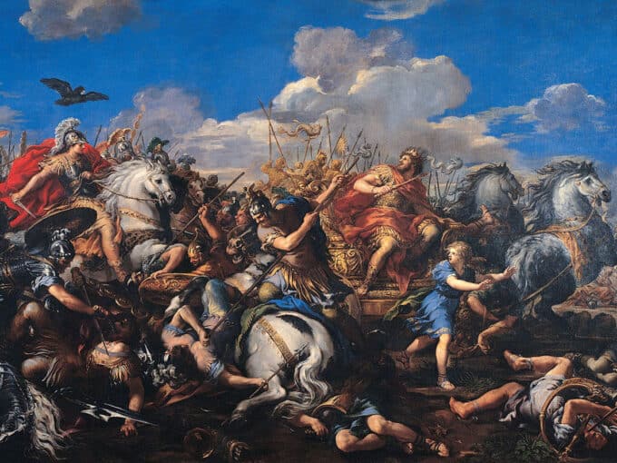 نبرد-اسکندر-در-مقابل-داریوش---پیترو-داکورتونا