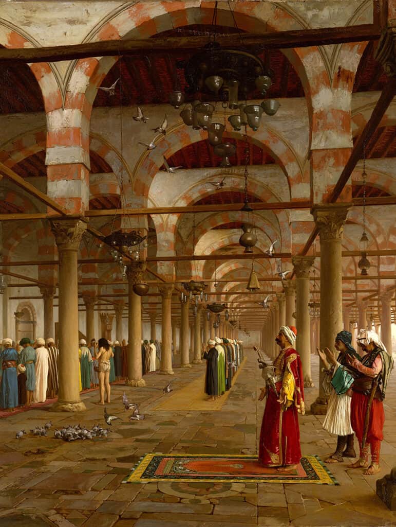 نماز-در-مسجد---ژان-لئون-ژروم