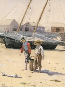 سبد-صدف---وینسلو-هومر