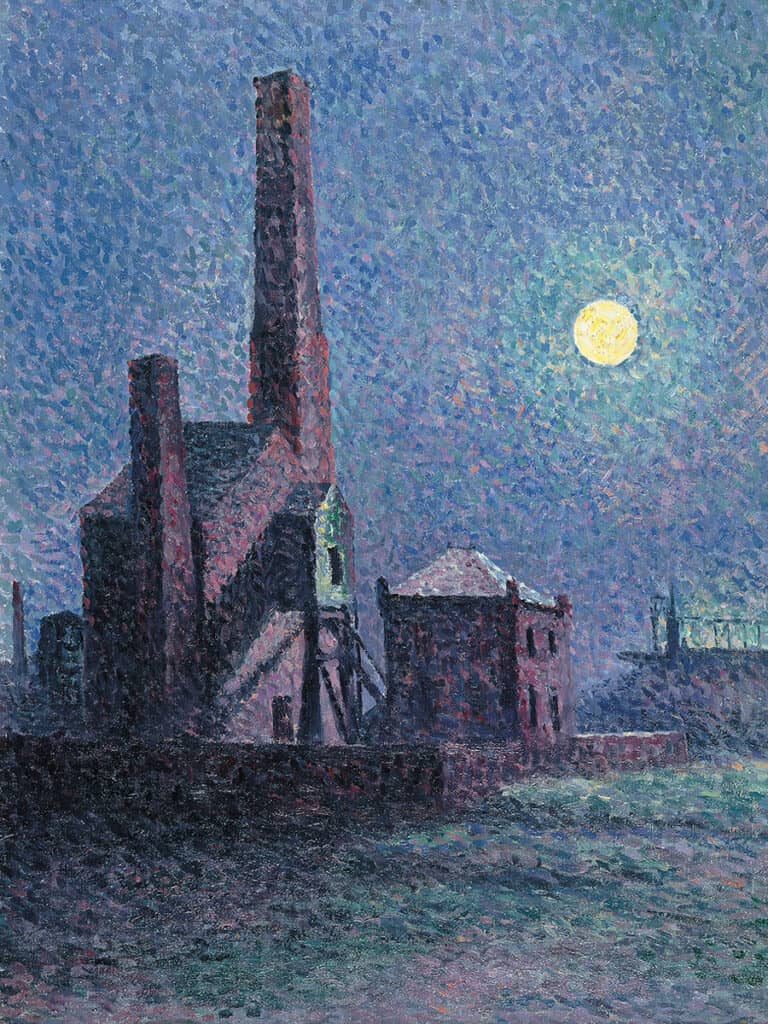 نمای-کارخانه-در-مهتاب---ماکسیمیلین-لوس