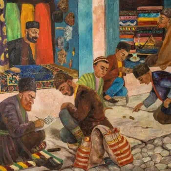 خیابانی-در-باکوی-قدیم---ریحان-توپچوباشوا