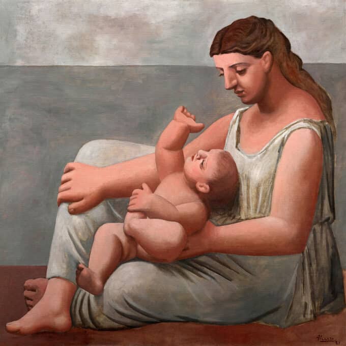 مادر-و-فرزند---پابلو-پیکاسو