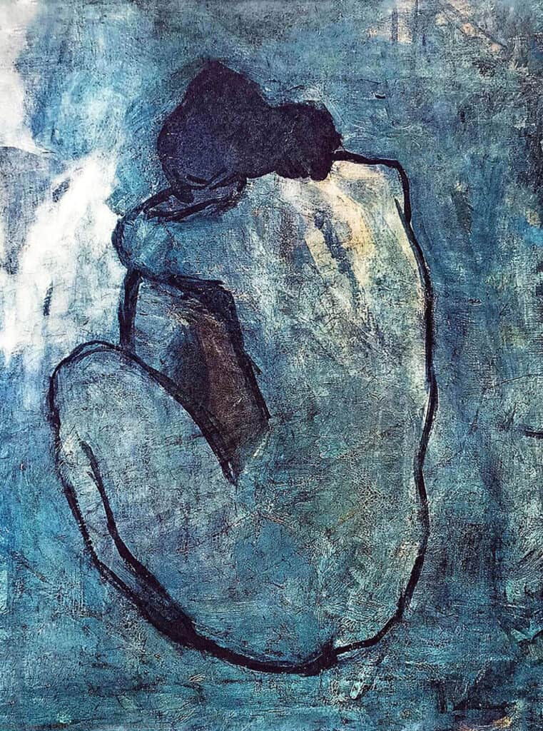 برهنه-غمگین---پابلو-پیکاسو