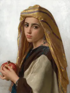 دختری-با-انار---ویلیام-آدولف-بوگرو