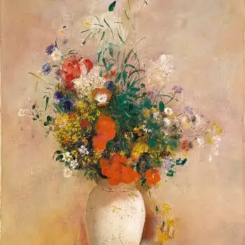 گلدان-گل-۲---اودیلون-ردون