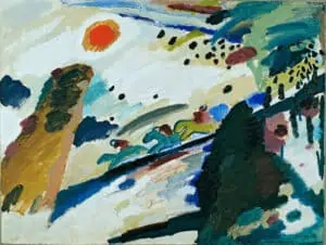 منظره-رمانتیک---واسیلی-کاندینسکی