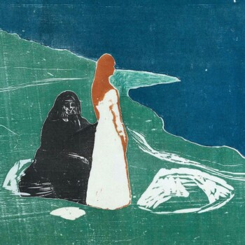 دو-زن-در-ساحل---ادوارد-مونک