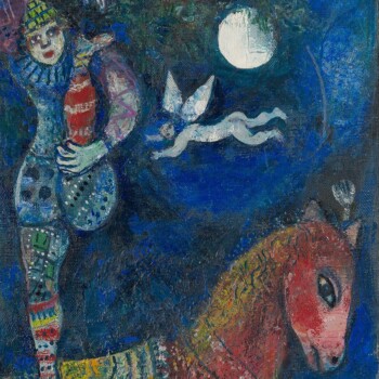 سیرک-سوار---مارک-شاگال