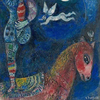 سیرک-سوار---مارک-شاگال