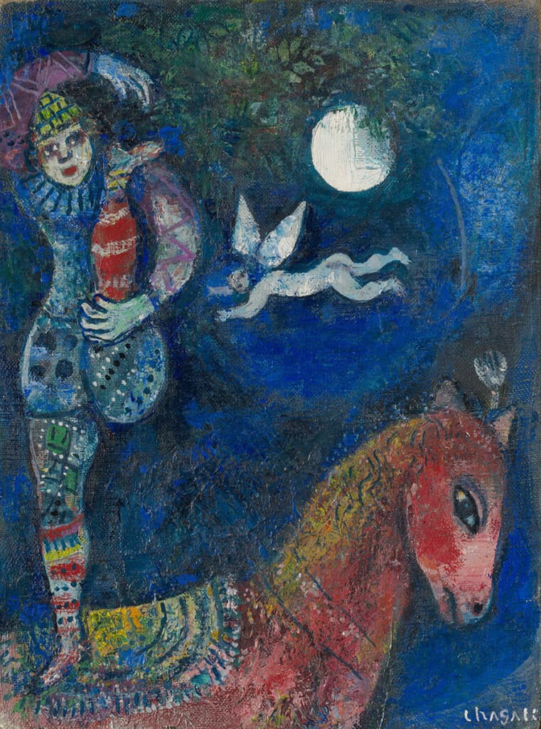 سیرک-سوار---مارک-شاگال
