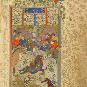 رستم-و-سهراب---هنرمندان-دوره-صفویه