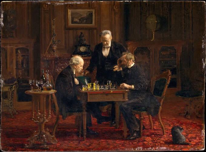 شطرنج-بازان---توماس-ایکینز