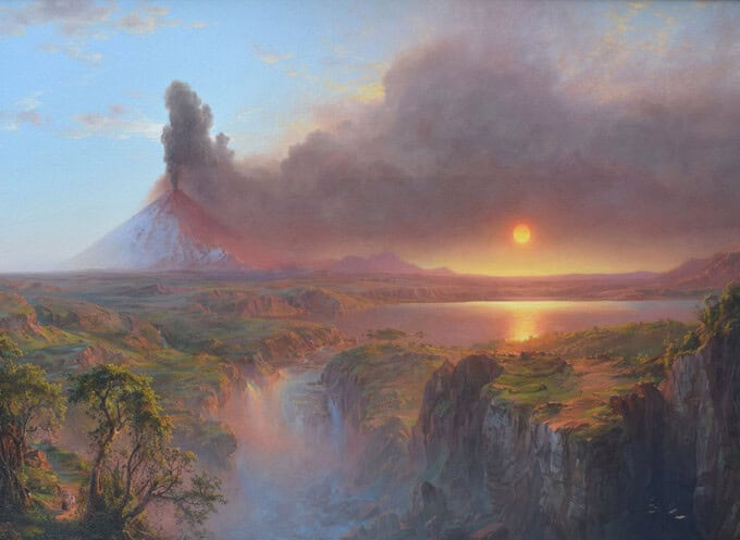 آتشفشان-کوتوپاکسی-در-اکوادور-–-فردریک-ادوین-چرچ