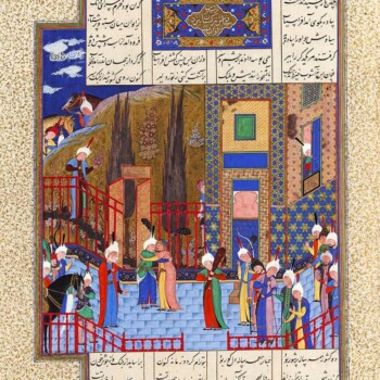 رسیدن-سیاوش-بنزد-افراسیاب---هنرمندان-تبریزی