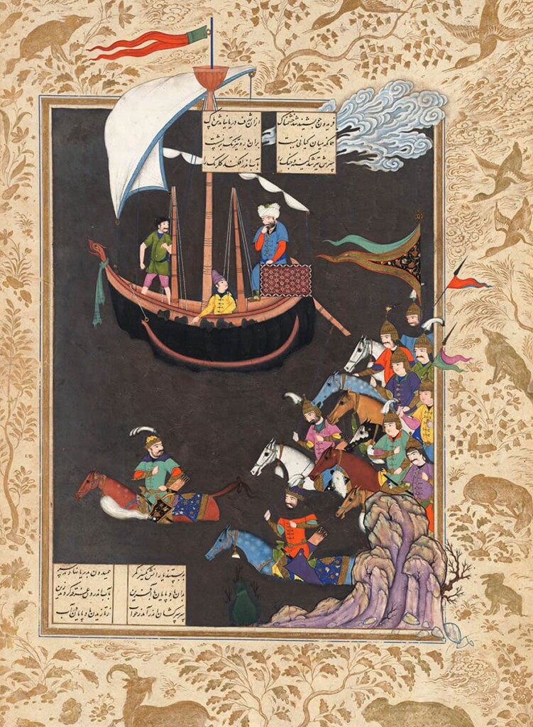 فریدون-در-راه-جنگ-با-ضحاک---رضا-عباسی