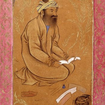مرد-نشسته---رضا-عباسی